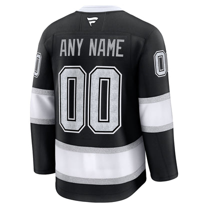 Men's Los Angeles Kings Fanatics Black Home Premium Custom Jersey