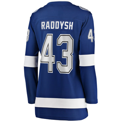 Women's Tampa Bay Lightning Darren Raddysh Fanatics Blue Home Breakaway Jersey