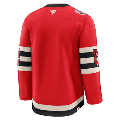 Men's Chicago Blackhawks Fanatics Red 2025 NHL Winter Classic Premium Jersey