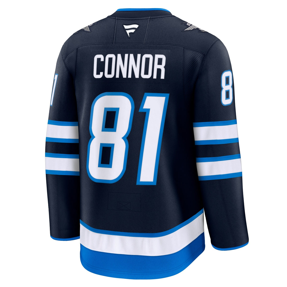 Men's Winnipeg Jets Kyle Connor Fanatics Navy Home Premium Jersey