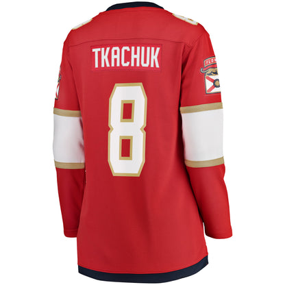 Women's Florida Panthers Brady Tkachuk Fanatics Red Home Breakaway Jersey