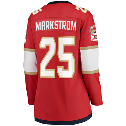 Women's Florida Panthers Jacob Markstrom Fanatics Red Home Breakaway Jersey