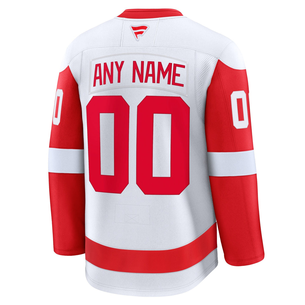 Men's Detroit Red Wings Fanatics White Away Premium Custom Jersey