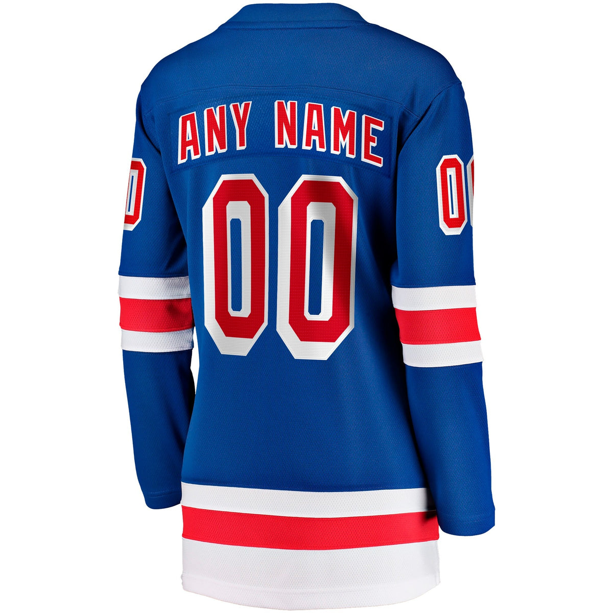 Women's New York Rangers Fanatics Blue Home Breakaway Custom Jersey