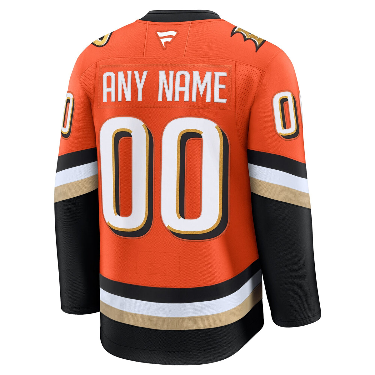 Men's Anaheim Ducks Fanatics Orange Home Premium Custom Jersey