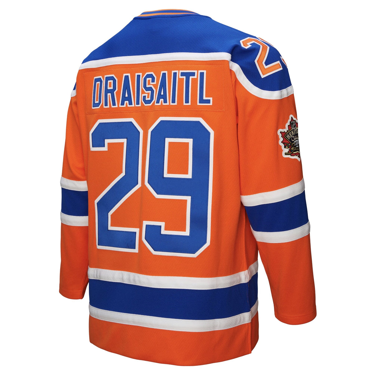 Men's Edmonton Oilers Leon Draisaitl Mitchell & Ness Orange Power Play Jersey