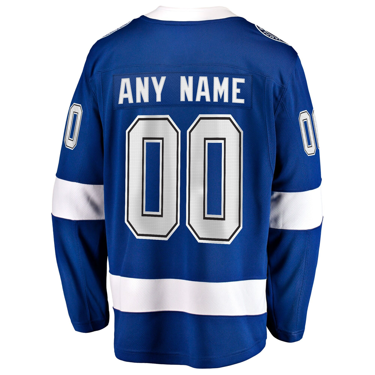 Men's Tampa Bay Lightning Fanatics Blue Home Breakaway Custom Jersey
