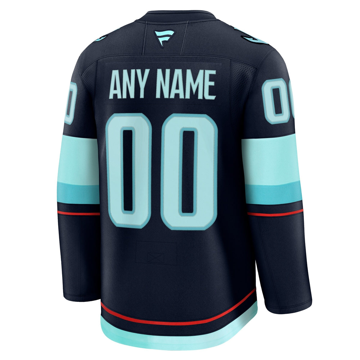 Men's Seattle Kraken Fanatics Deep Sea Blue Home Premium Custom Jersey