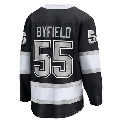 Men's Los Angeles Kings Quinton Byfield Fanatics Black Home Breakaway Jersey