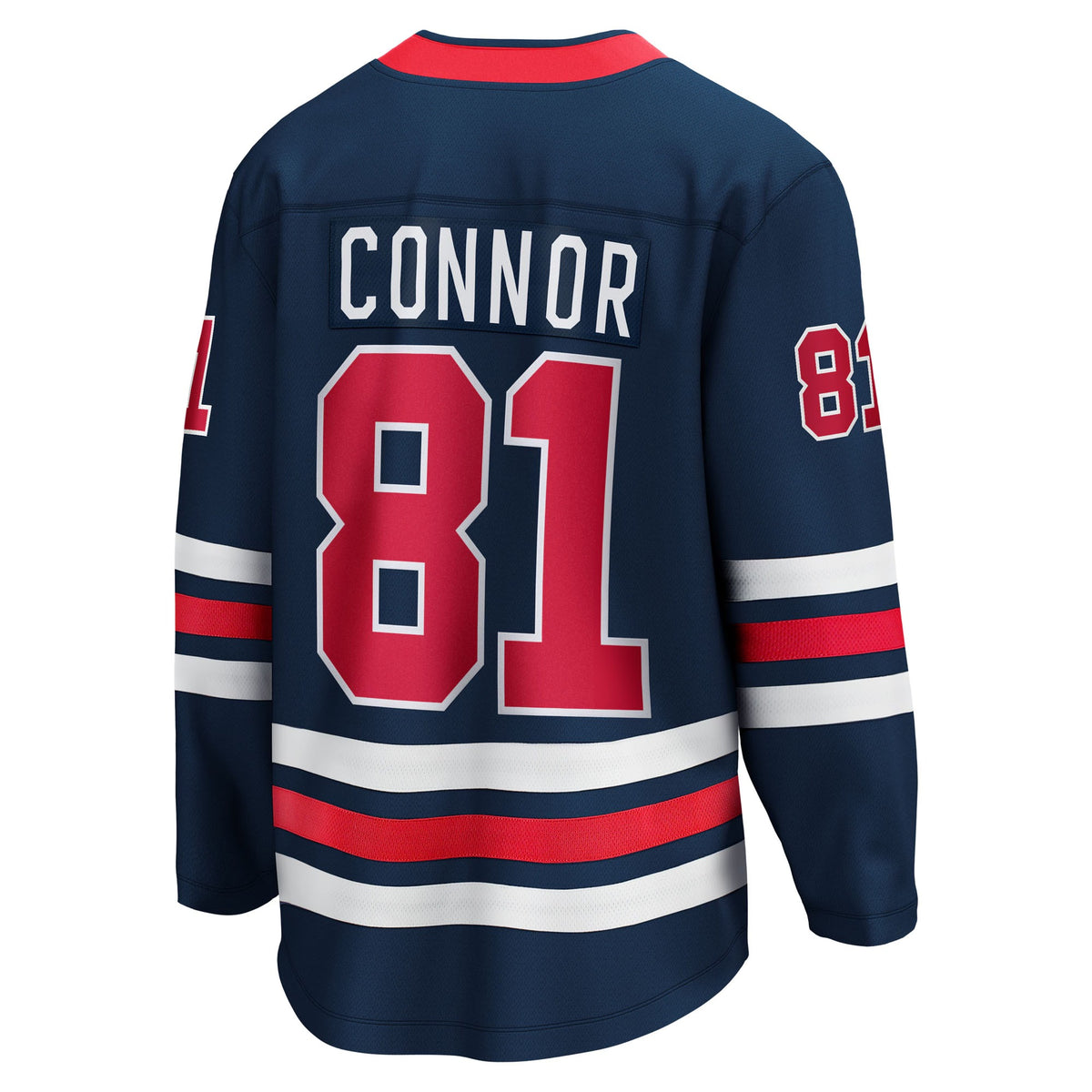 Men's Winnipeg Jets Kyle Connor Fanatics Navy Alternate Breakaway Jersey