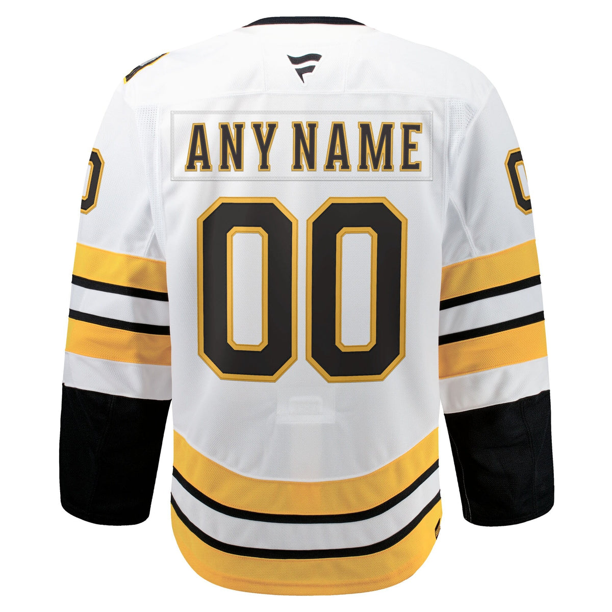 Men's Boston Bruins Fanatics White Away Authentic Pro Custom Jersey
