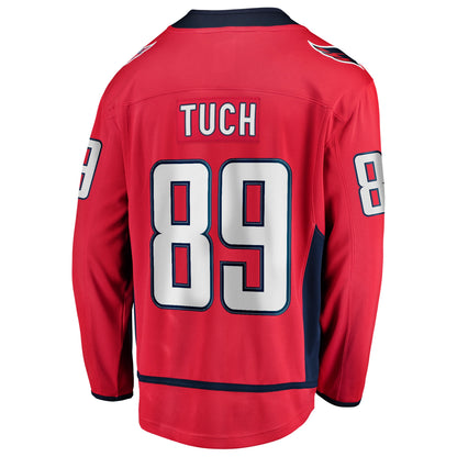 Men's Washington Capitals Alex Tuch Fanatics Red Home Breakaway Jersey