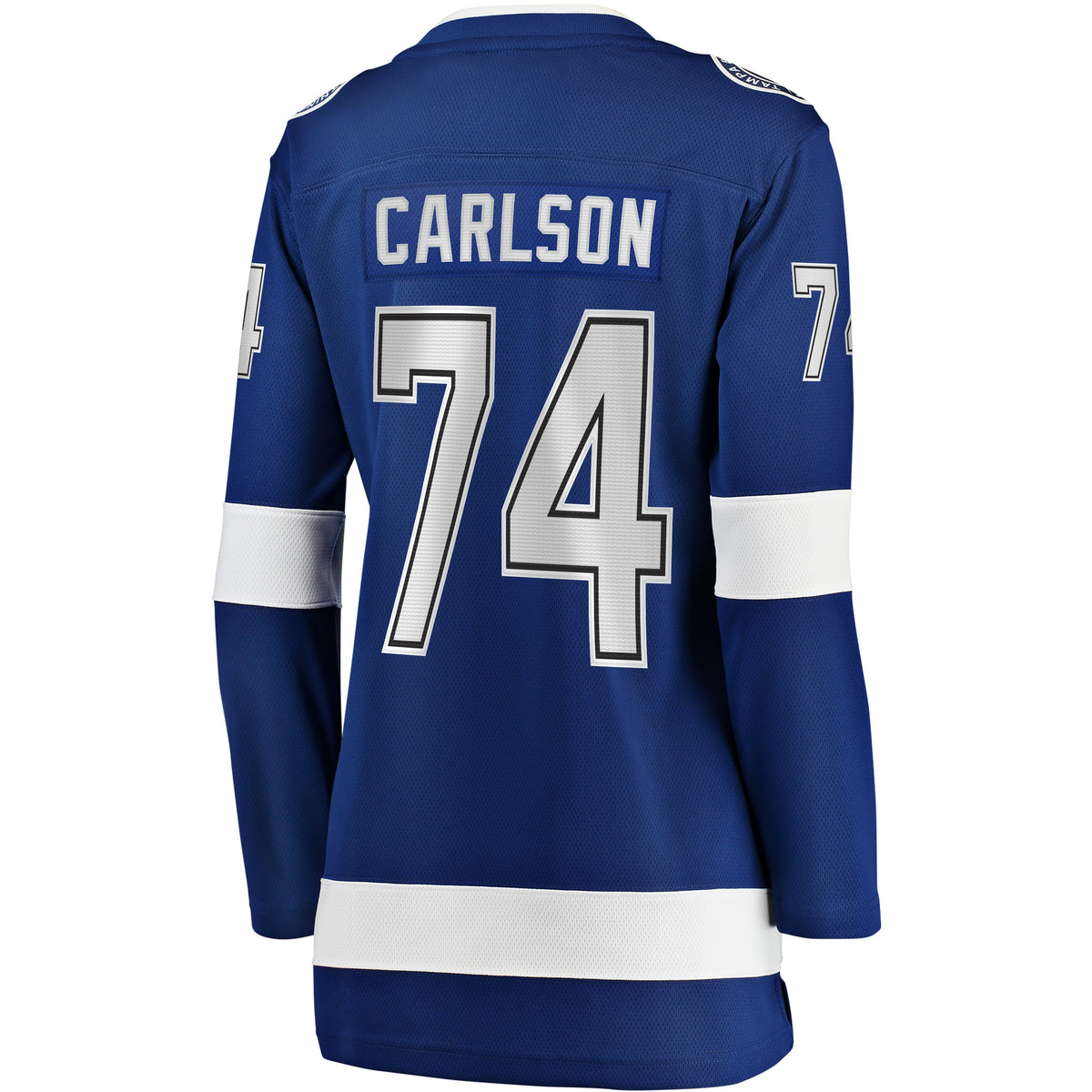 Women's Tampa Bay Lightning John Carlson Fanatics Blue Home Breakaway Jersey