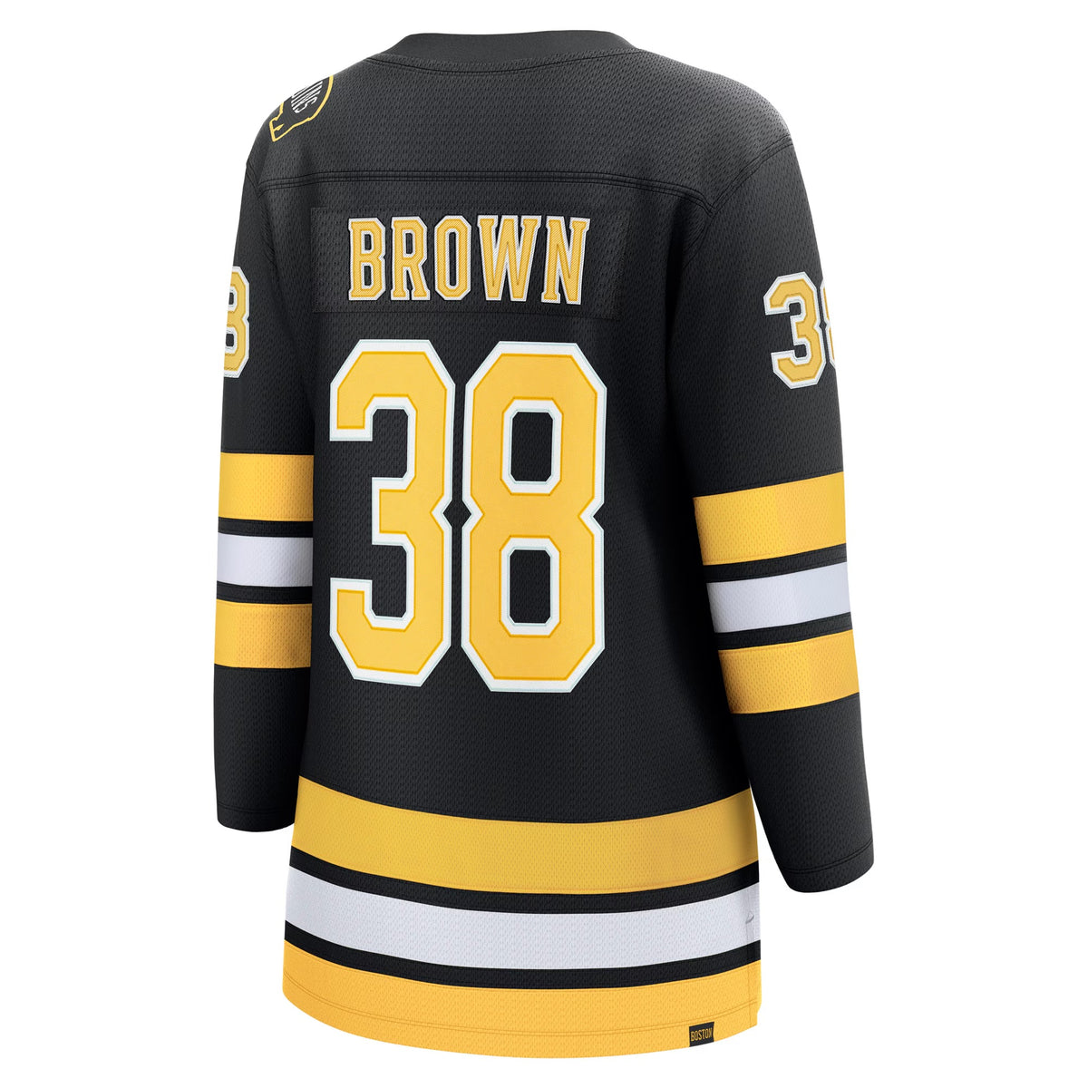 Women's Boston Bruins Patrick Brown Fanatics Black Home Breakaway Player Jersey