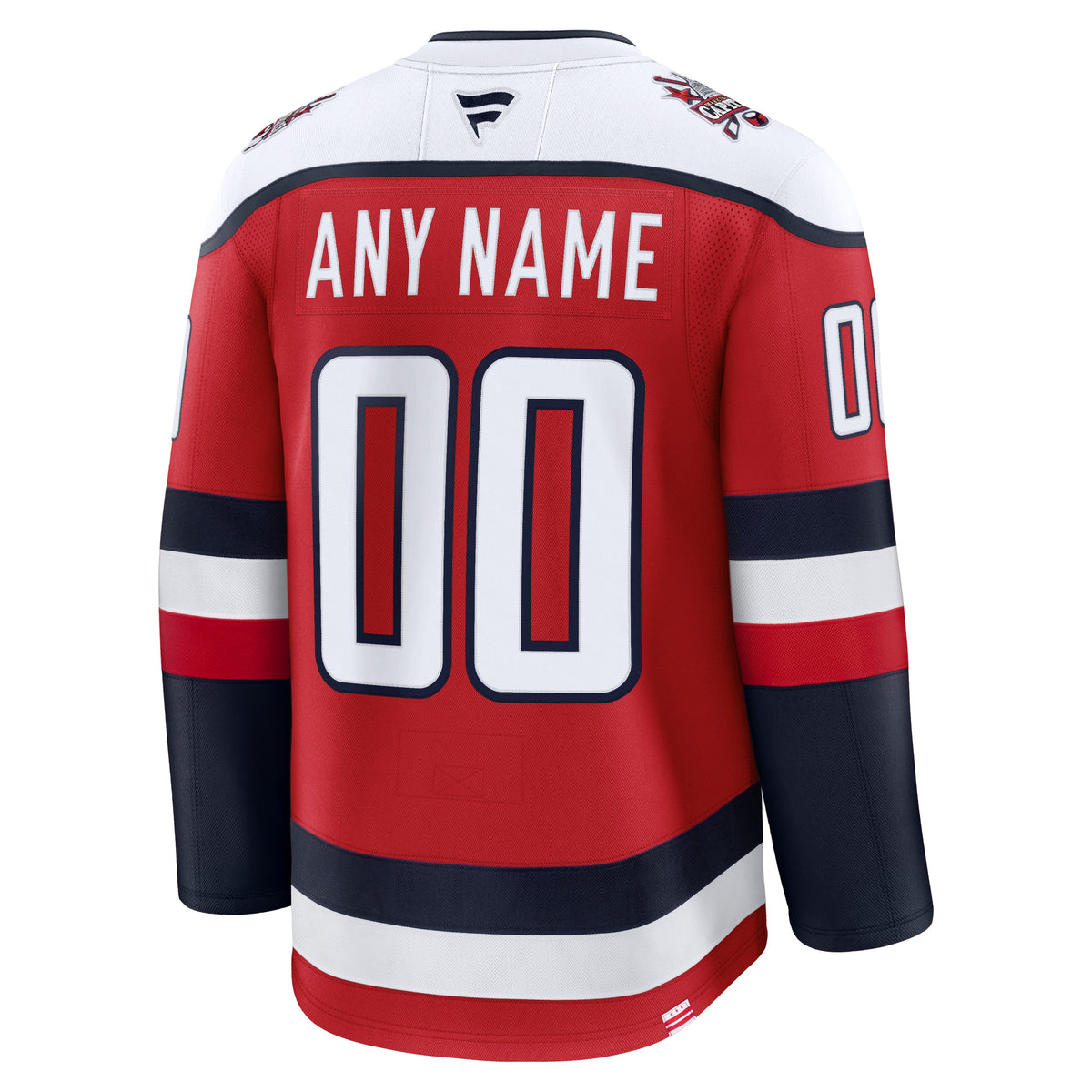 Men's Washington Capitals Fanatics Red Alternate Premium Custom Jersey