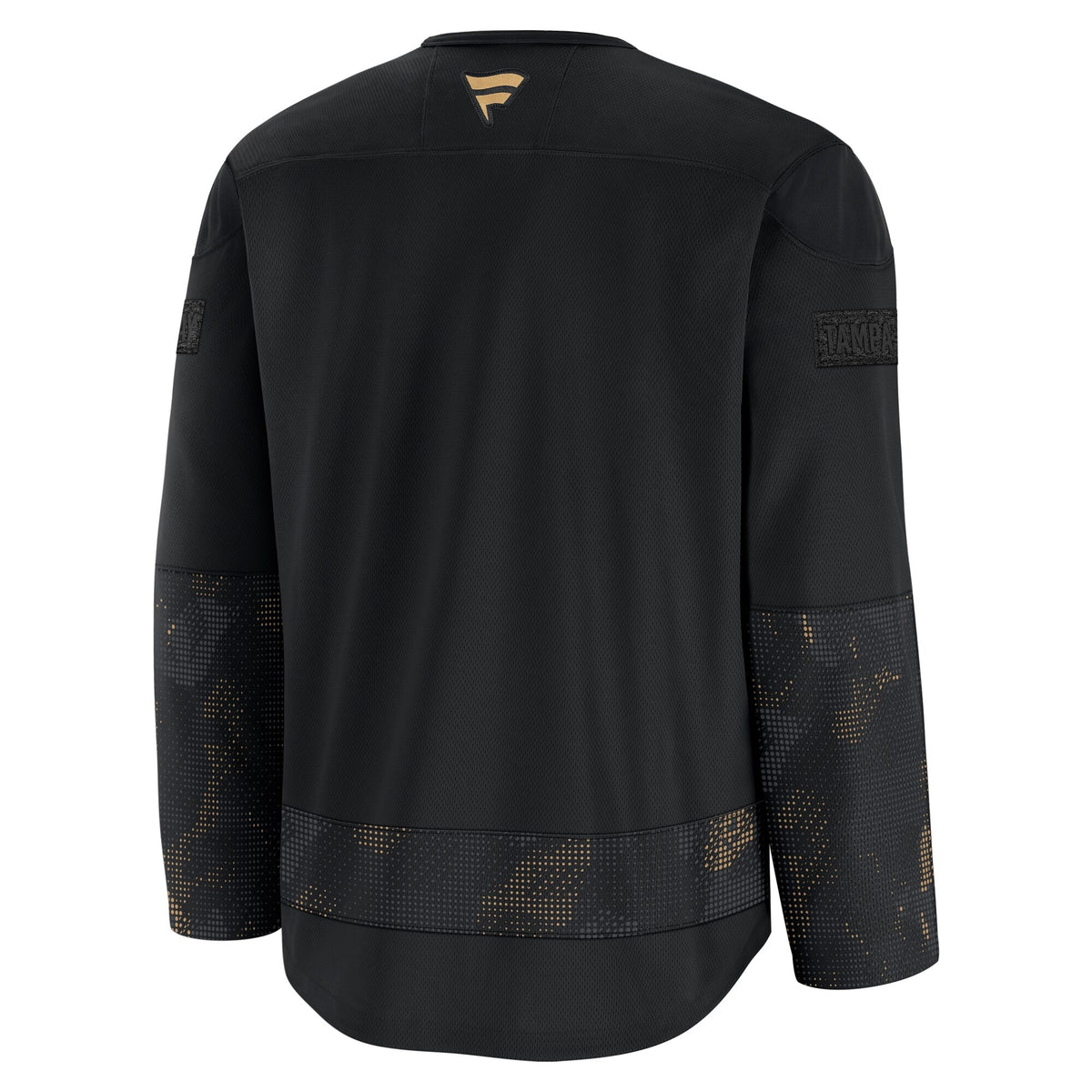 Men's Tampa Bay Lightning Fanatics Black 2024 Military Appreciation Practice Jersey