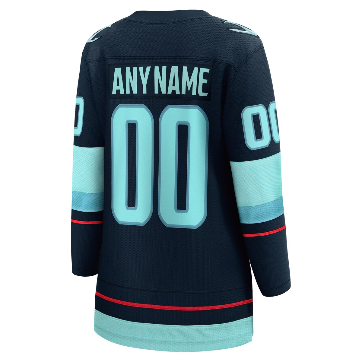 Women's Seattle Kraken Fanatics Deep Sea Blue Home Breakaway Custom Jersey