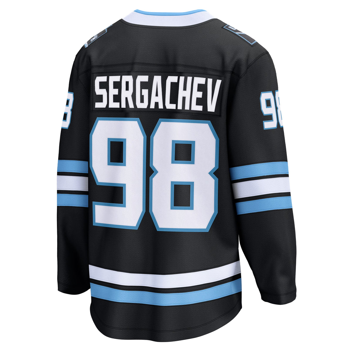 Men's Utah Mammoth Mikhail Sergachev Fanatics Black Home Breakaway Player Jersey