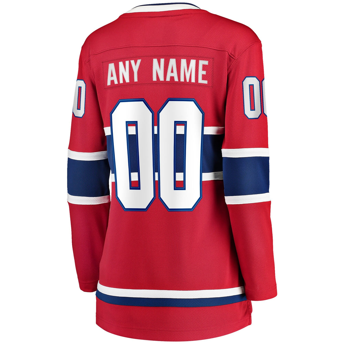 Women's Montreal Canadiens Fanatics Red Home Breakaway Custom Jersey