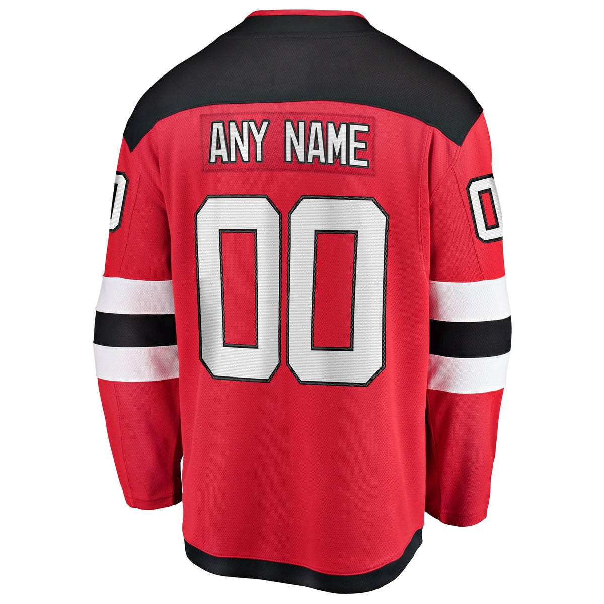 Men's New Jersey Devils Fanatics Red Home Breakaway Custom Jersey