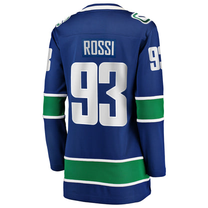 Women's Vancouver Canucks Marco Rossi Fanatics Blue Home Breakaway Player Jersey
