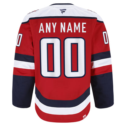 Men's Washington Capitals Fanatics Red Alternate Authentic Pro Custom Jersey
