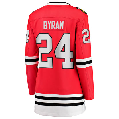 Women's Chicago Blackhawks Bowen Byram Fanatics Red Home Breakaway Jersey