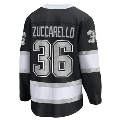 Men's Los Angeles Kings Mats Zuccarello Fanatics Black Home Breakaway Jersey
