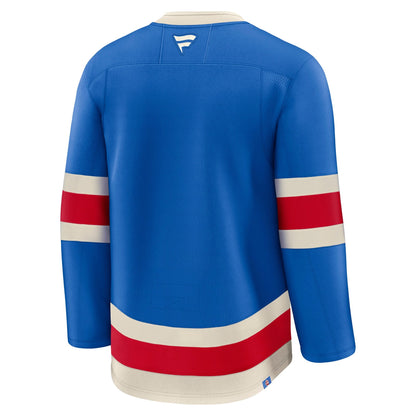 Men's New York Rangers Fanatics Blue Centennial Premium Jersey
