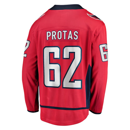 Men's Washington Capitals Ilya Protas Fanatics Red Home Breakaway Jersey
