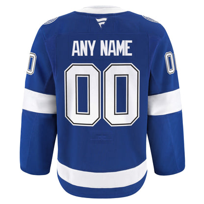 Men's Tampa Bay Lightning Fanatics Blue Home Authentic Pro Custom Jersey