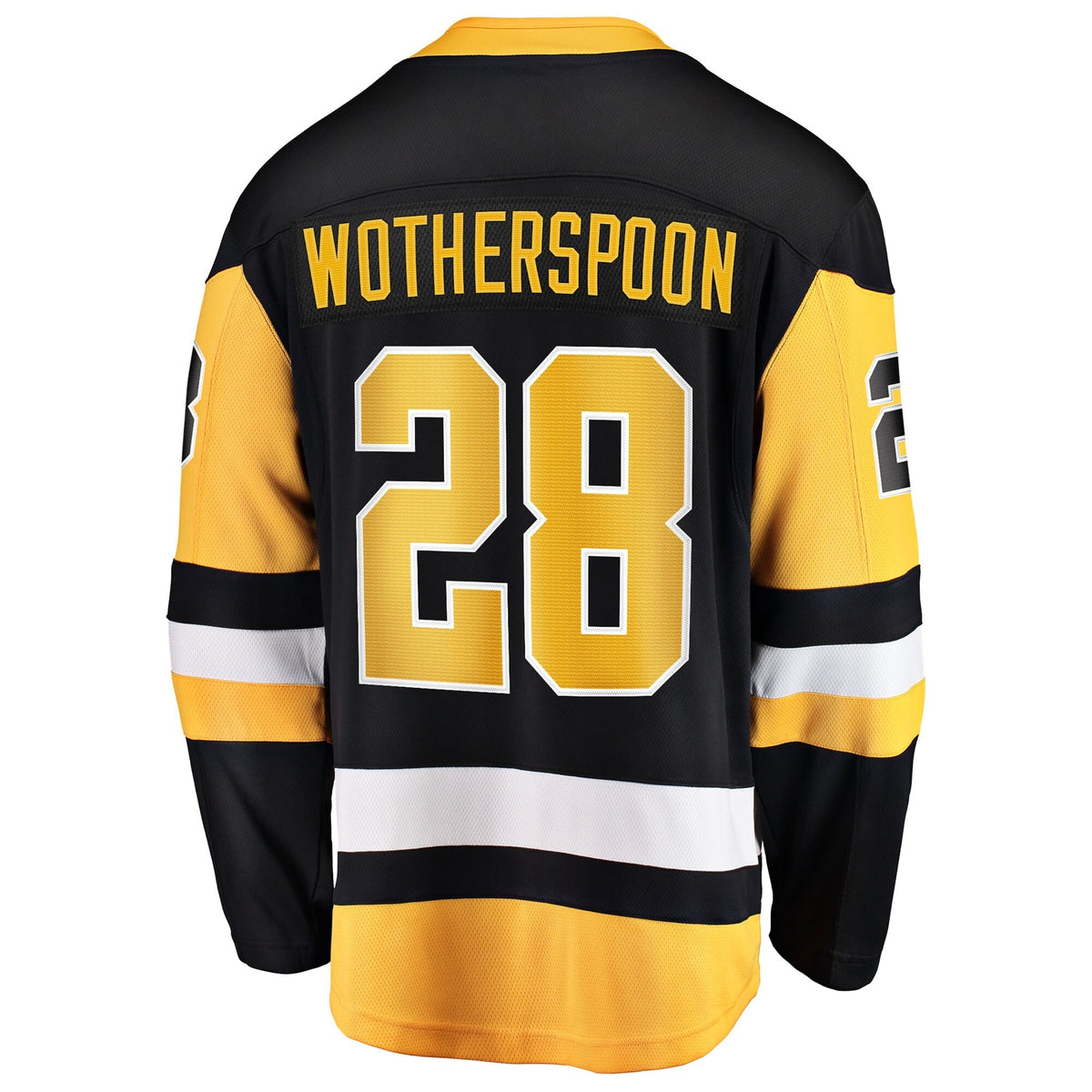 Men's Pittsburgh Penguins Parker Wotherspoon Fanatics Black Home Breakaway Jersey