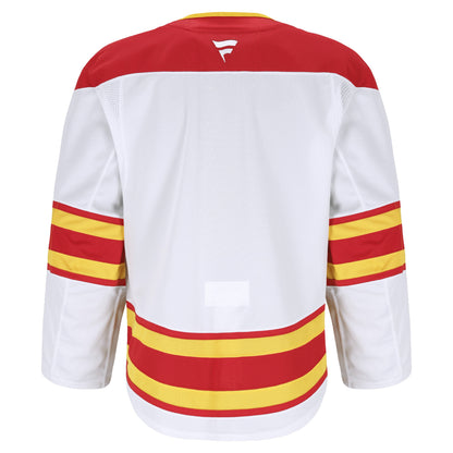 Men's Calgary Flames Fanatics White Away Authentic Pro Jersey