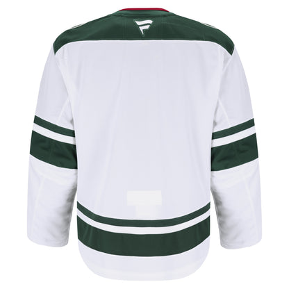 Men's Minnesota Wild Fanatics White Away Authentic Pro Jersey