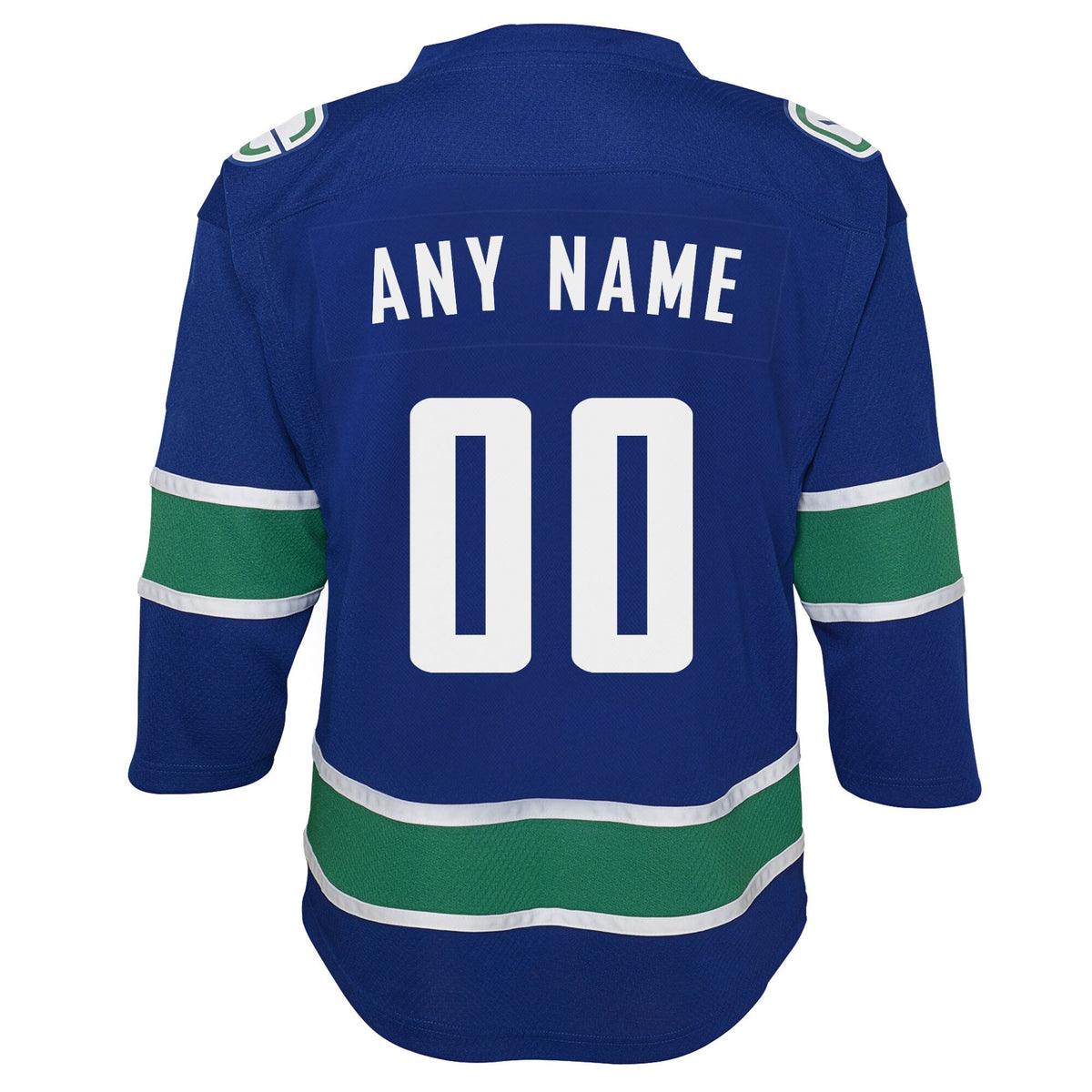 Youth Vancouver Canucks Blue Replica Custom Jersey