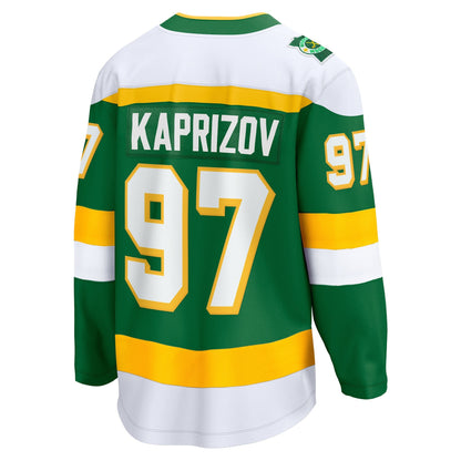 Men's Minnesota Wild Kirill Kaprizov Fanatics Green 2023_24 Alternate Breakaway Jersey