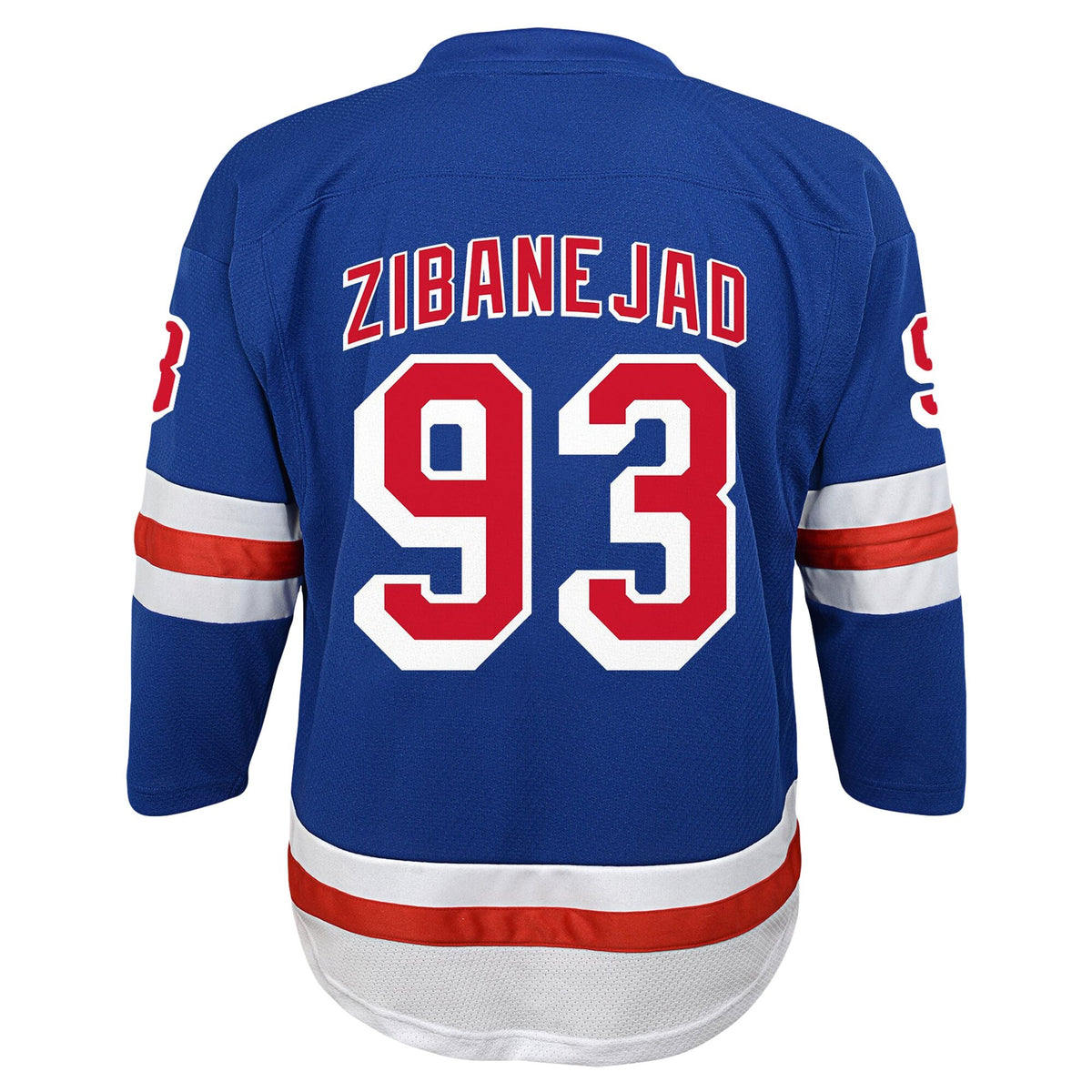 Youth New York Rangers Mika Zibanejad Blue Home Replica Player Jersey