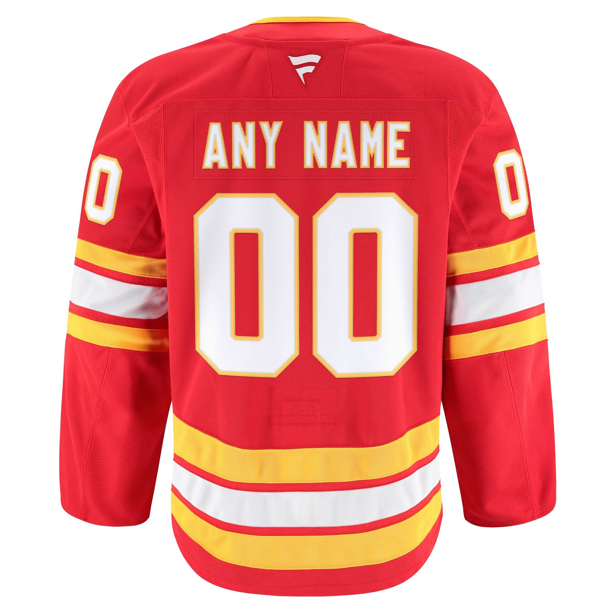Men's Calgary Flames Fanatics Red Home Authentic Pro Custom Jersey