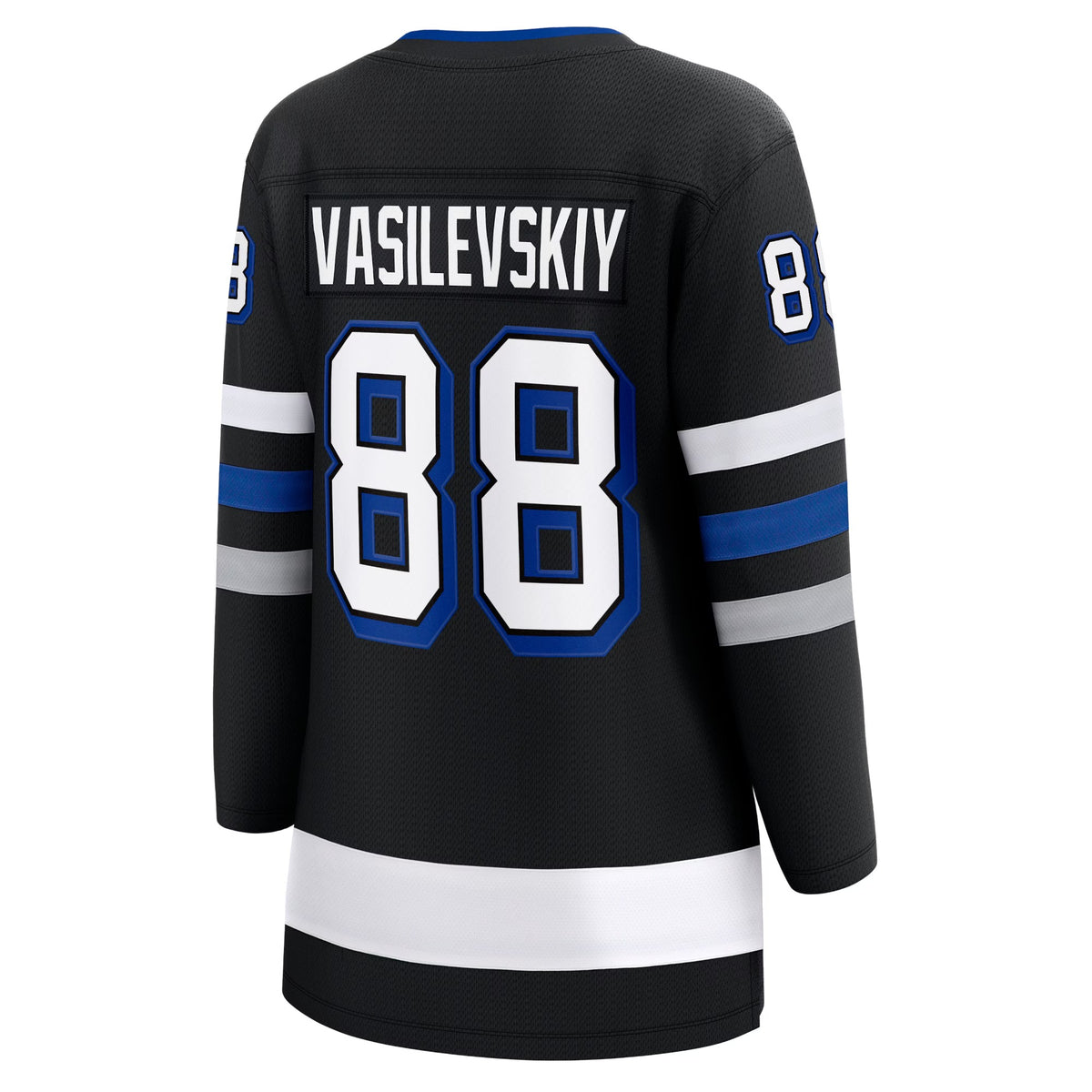 Women's Tampa Bay Lightning Andrei Vasilevskiy Fanatics Black Breakaway Jersey
