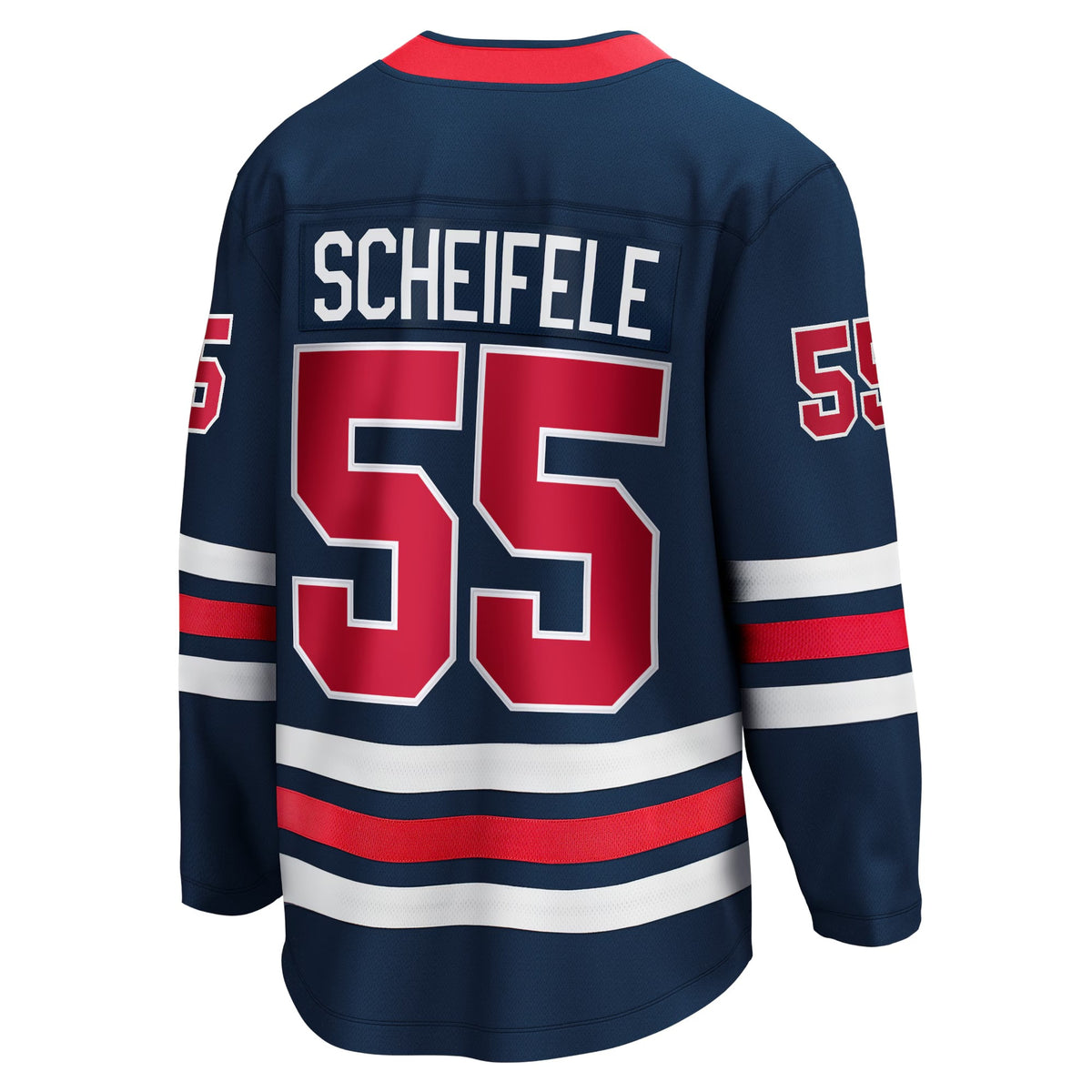 Men's Winnipeg Jets Mark Scheifele Fanatics Navy Breakaway Jersey