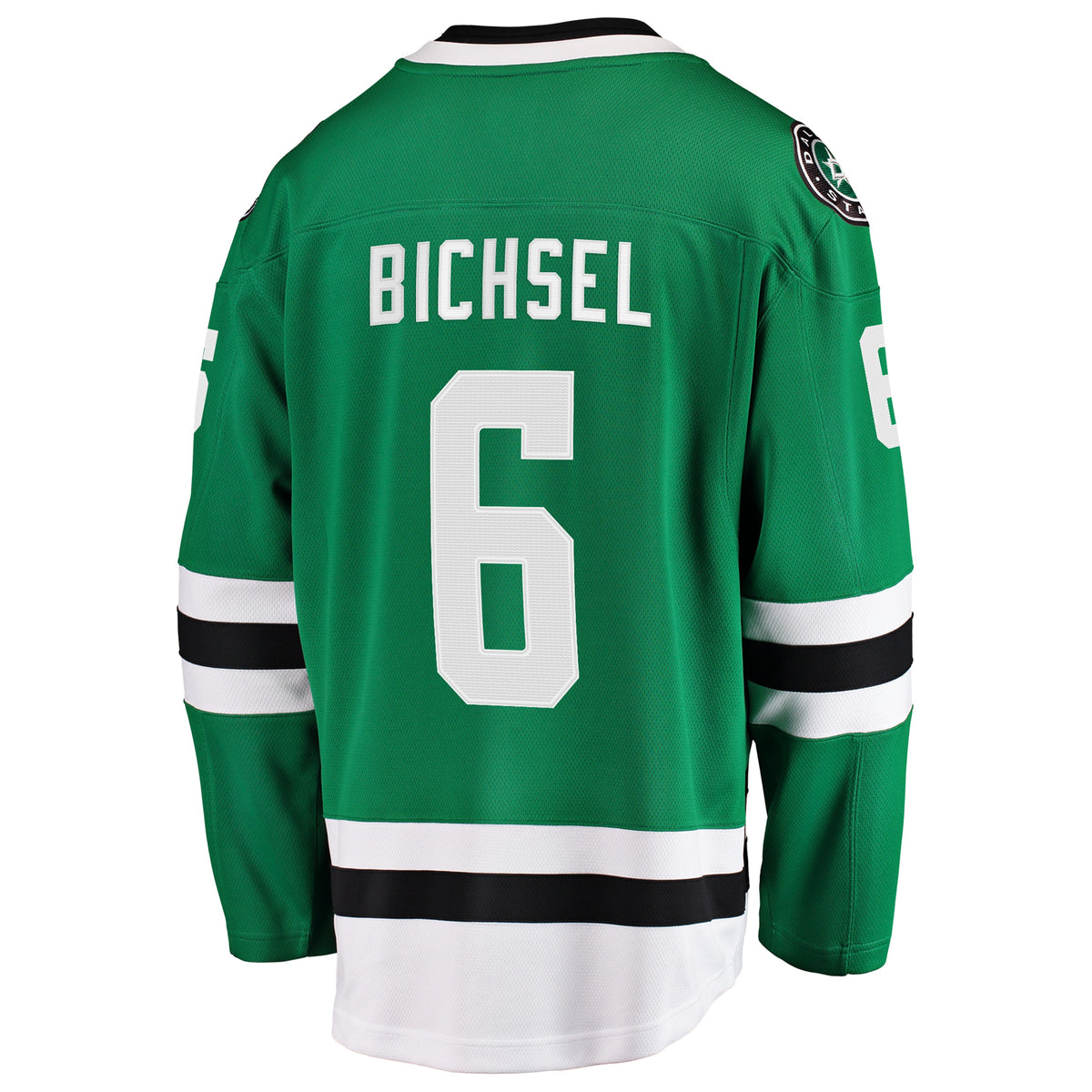 Men's Dallas Stars Lian Bichsel Fanatics Kelly Green Home Breakaway Jersey