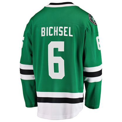 Men's Dallas Stars Lian Bichsel Fanatics Kelly Green Home Breakaway Jersey