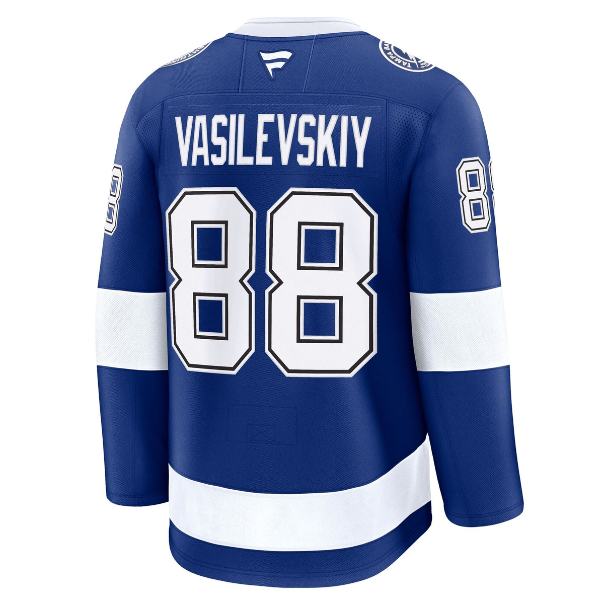 Men's Tampa Bay Lightning Andrei Vasilevskiy Fanatics Blue Home Premium Jersey