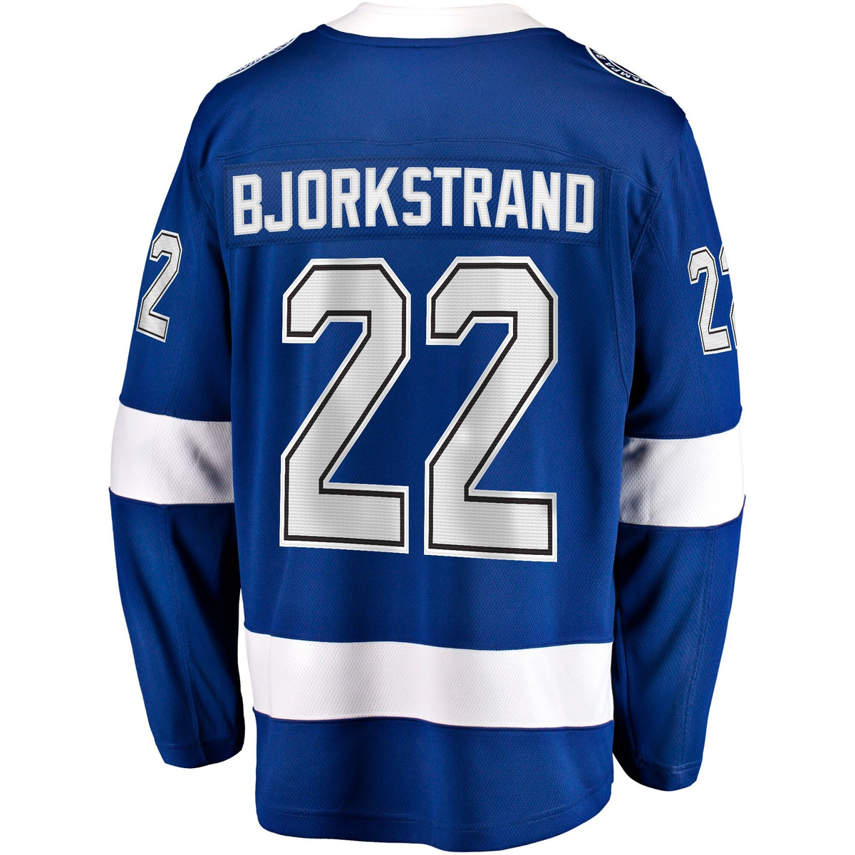 Men's Tampa Bay Lightning Oliver Bjorkstrand Fanatics Blue Home Breakaway Jersey