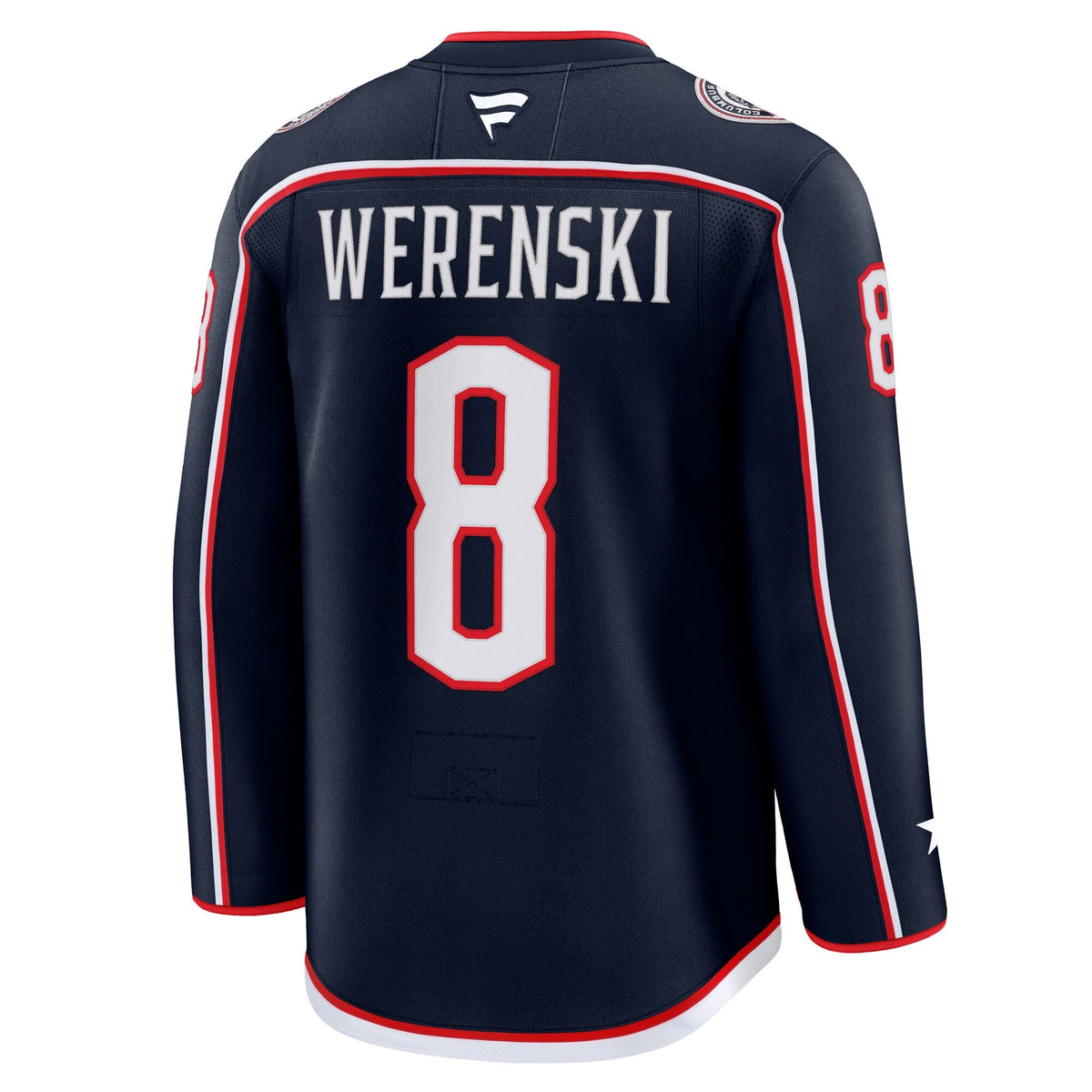 Men's Columbus Blue Jackets Zach Werenski Fanatics Navy Home Premium Jersey