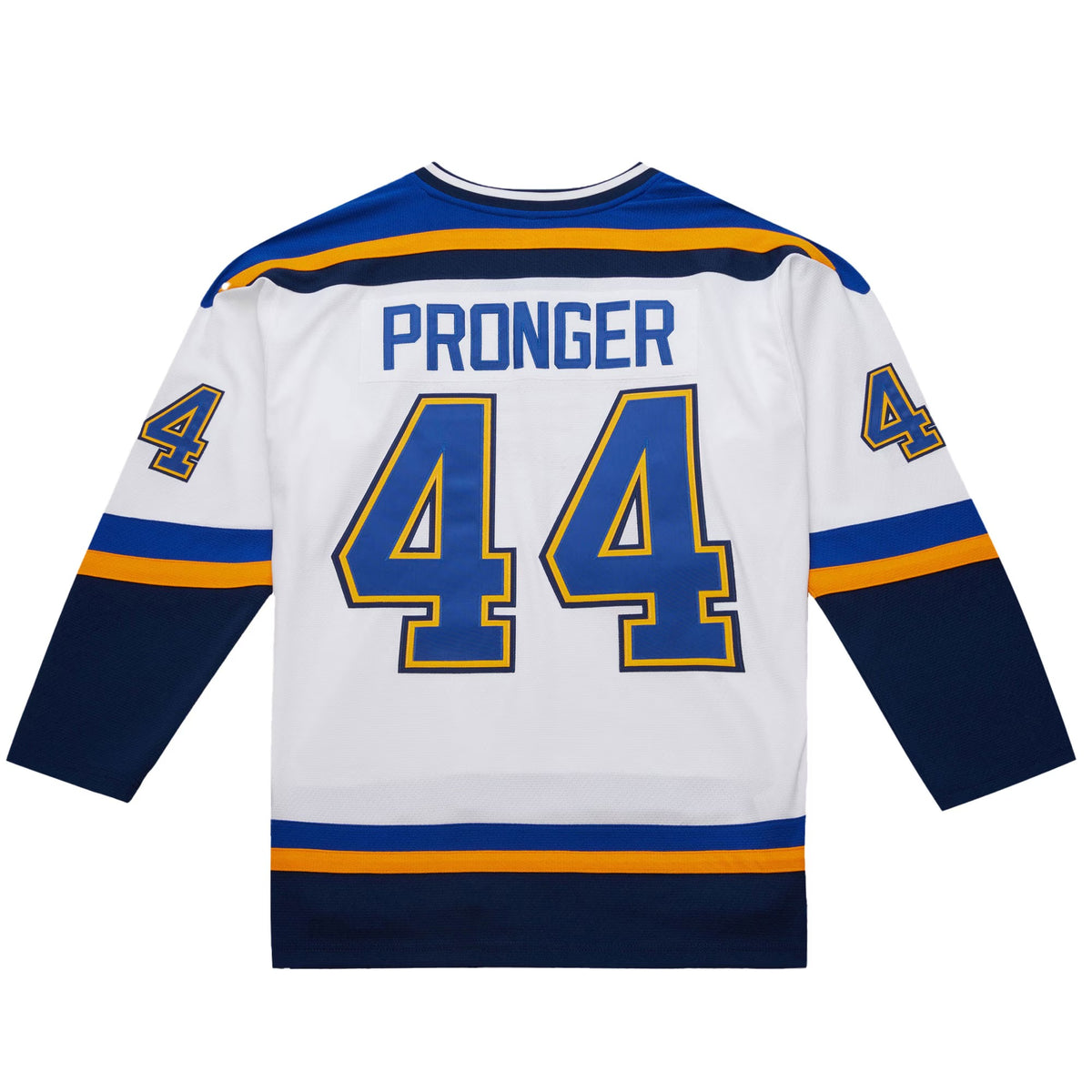 Men's St. Louis Blues Chris Pronger White 1999-00 Power Play Jersey