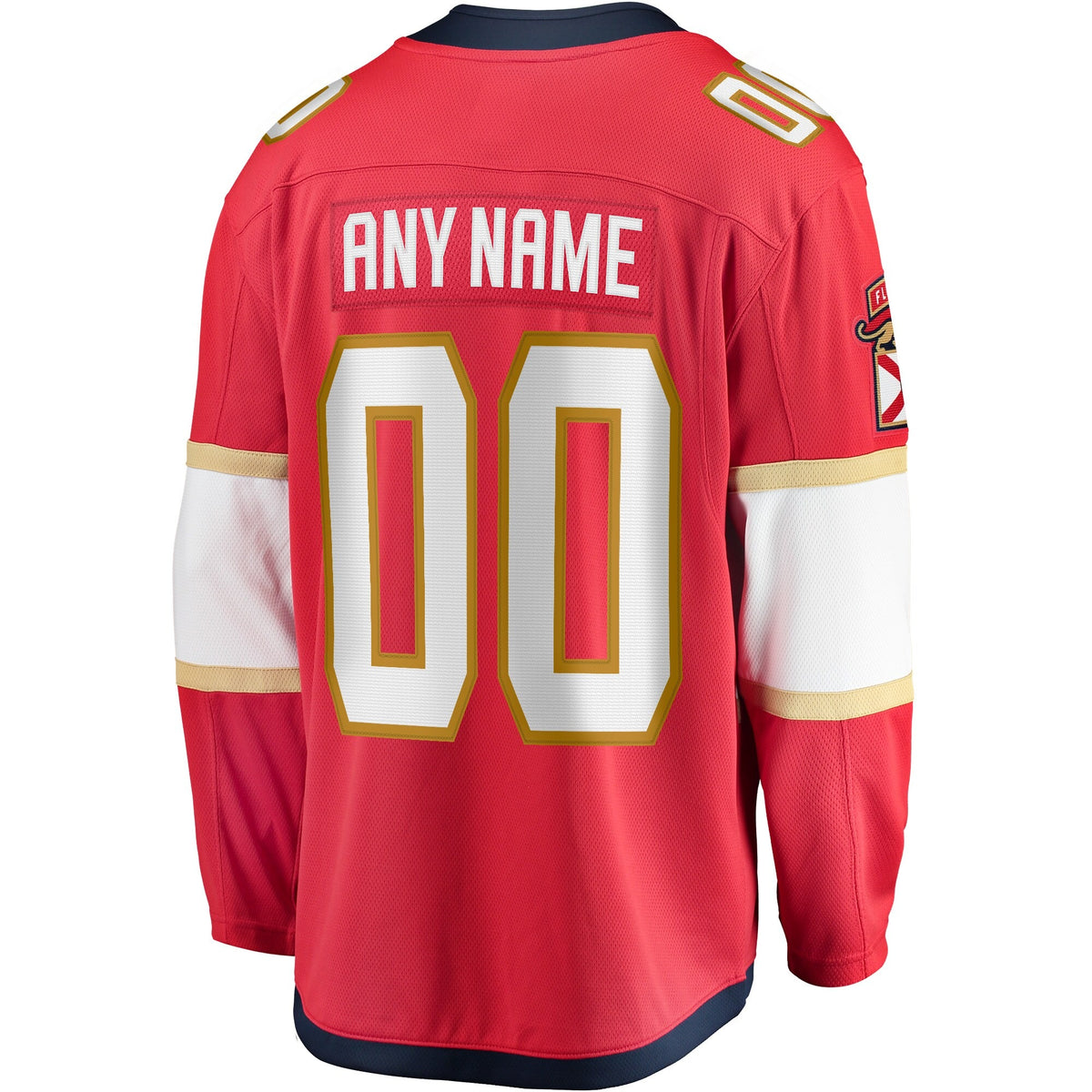 Men's Florida Panthers Fanatics Red Home Breakaway Custom Jersey