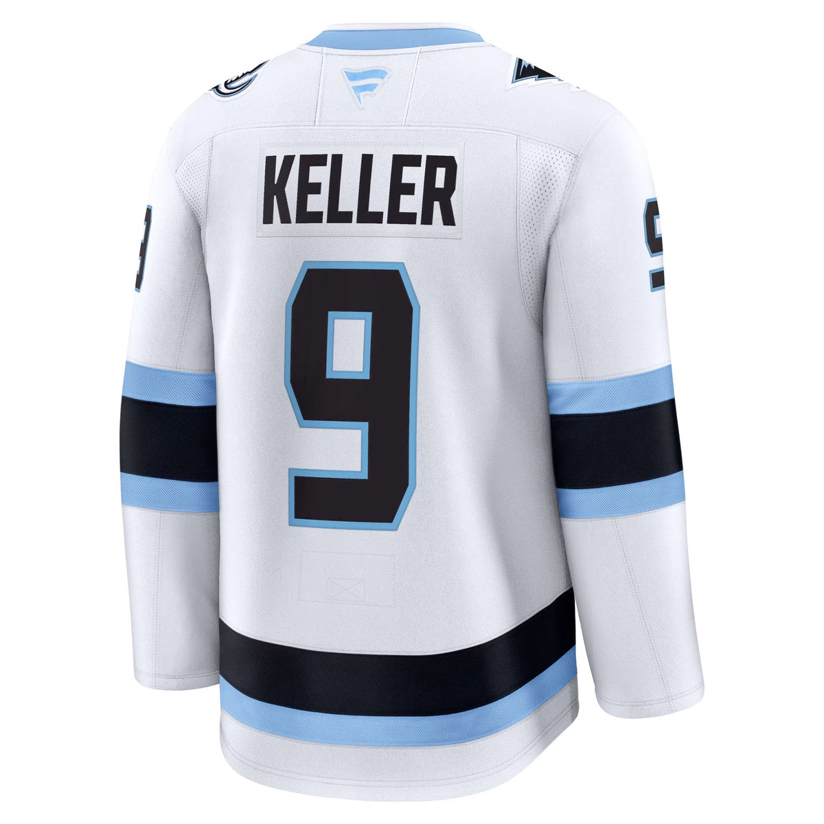 Men's Utah Mammoth Clayton Keller Fanatics White Away Premium Player Jersey