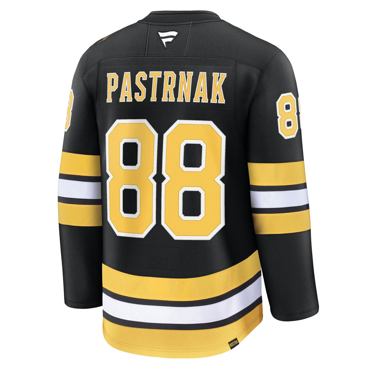 Men's Boston Bruins David Pastrnak Fanatics Black Home Premium Player Jersey