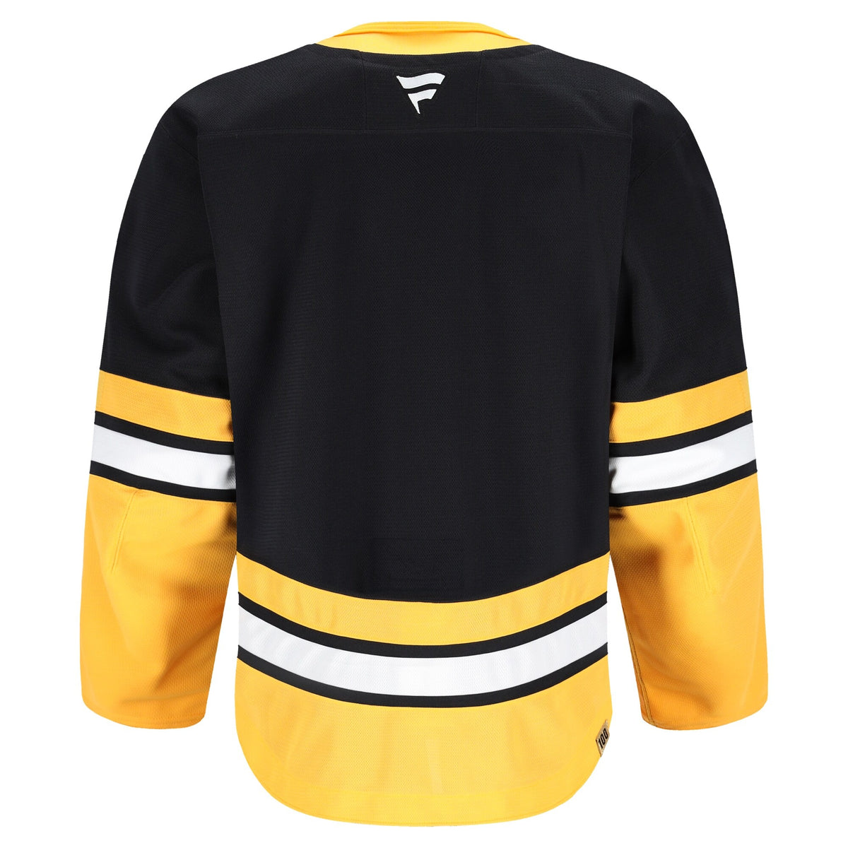 Men's Boston Bruins Fanatics Black 100th Anniversary Authentic Pro Jersey